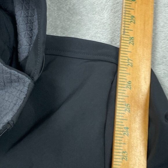 Gerry Mens Black Softshell Hooded Jacket XL Lightweight Outdoor Coat a0877 - Picture 4 of 7
